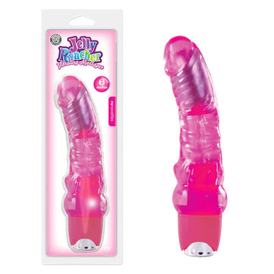 Jelly Rancher Multi-Speed Vibrator - 6 Inch - Pink