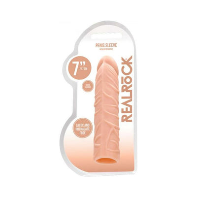Real Rock Penis Extender - 7 Inch / 17.5cm - Vanilla