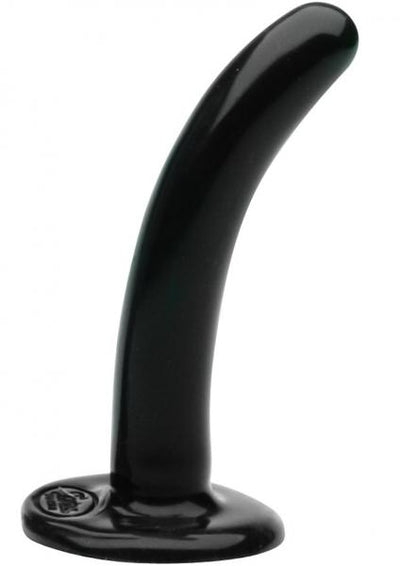 Tantus Silk Small 4.5 inch black silicone dildo