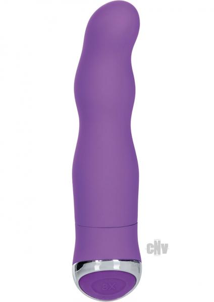 Classic Chic Curve 8 Function Purple Vibrator