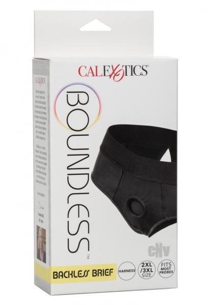 Boundless Backless Brief 2xl/3xl Black