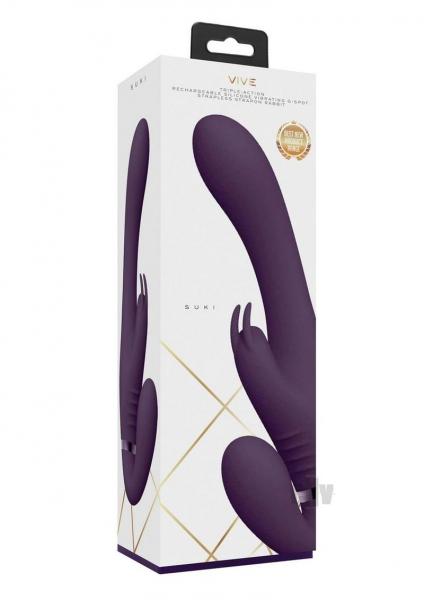 Vive Suki Strapless Strap On Purple Epic Dildos Vive Suki Strapless Strap On Purple Epic Dildos