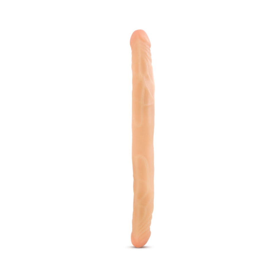 B Yours 14" Double Dildo - White