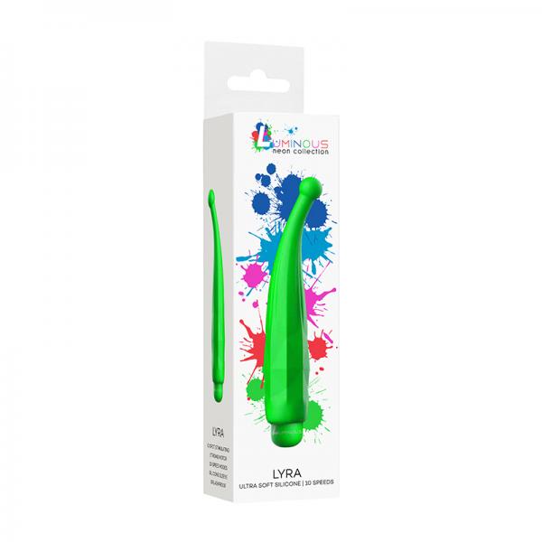 Luminous Lyra Abs Bullet With Silicone Sleeve 10 Speeds Green