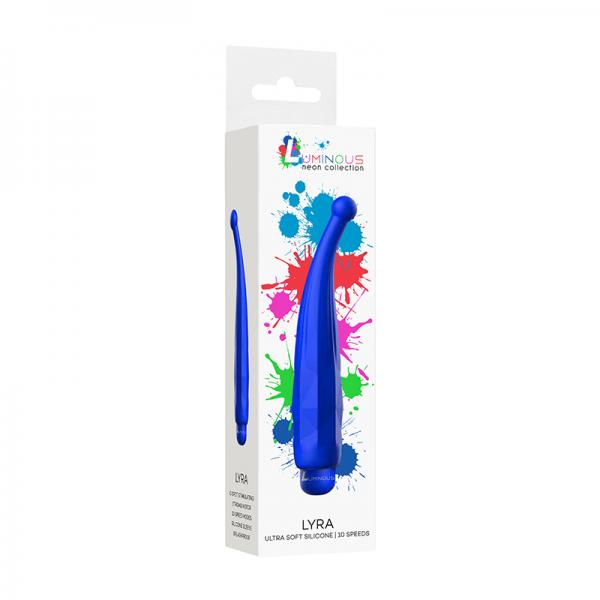 Luminous Lyra Abs Bullet With Silicone Sleeve 10 Speeds Royal Blue