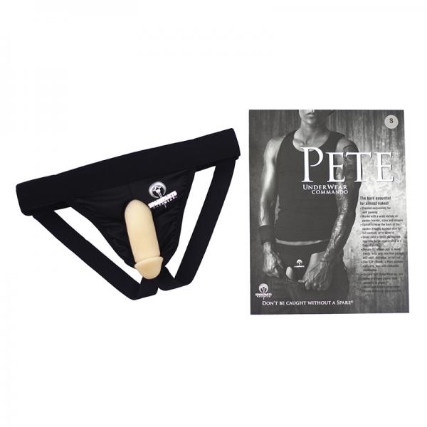 Spareparts Pete Commando Nylon Packing Jock Black Size L