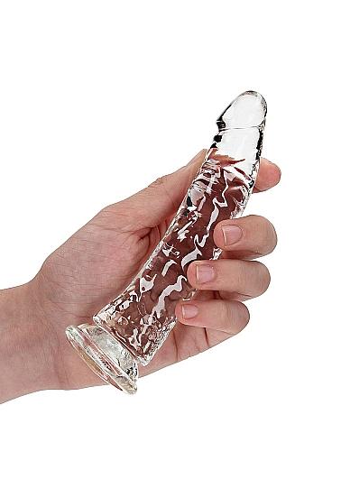 Realrock Slim Dildo - 6 Inch (Transparent)