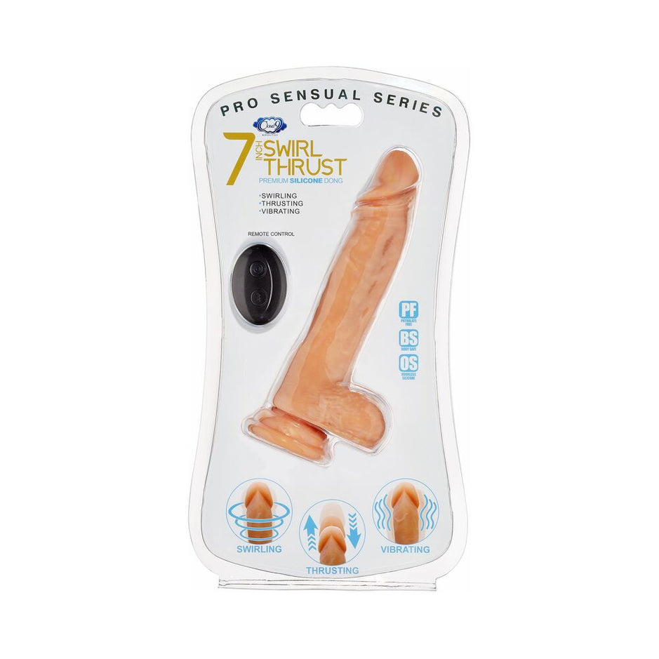 Cloud 9 Dual Density Real Touch 7 inches Dong with Balls
