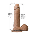 The Realistic Cock Ultraskyn 6 Inch Dildo - Beige