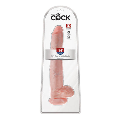 King Cock 14 inches Cock with Balls Dildo