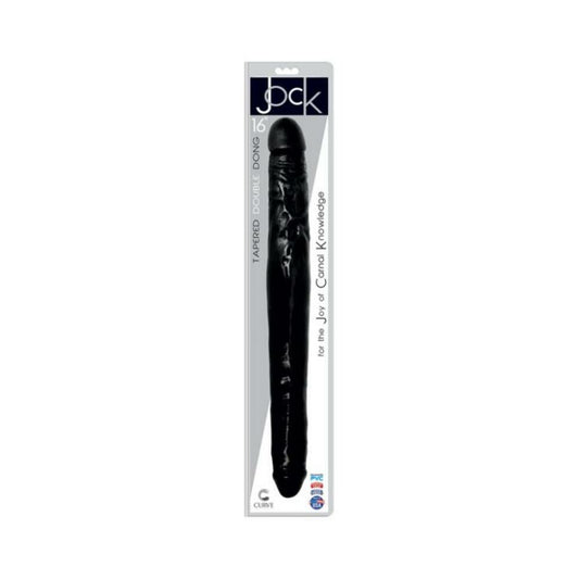 Jock Tapered Double Dong 16 Black