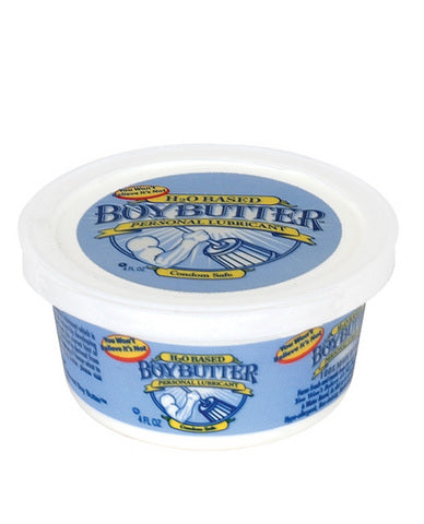 Boy Butter H2O Water Based Lubricant 4oz Tub