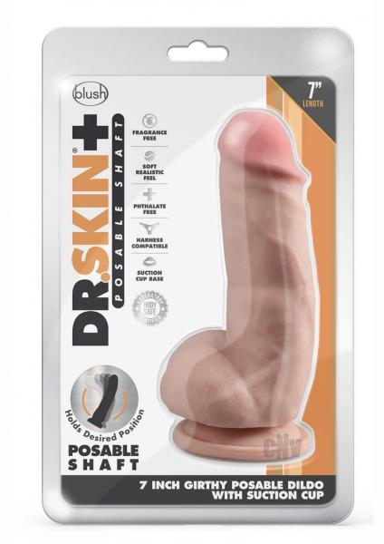 Dr Skin Plus Girth Pose Dildo 7 Vanilla