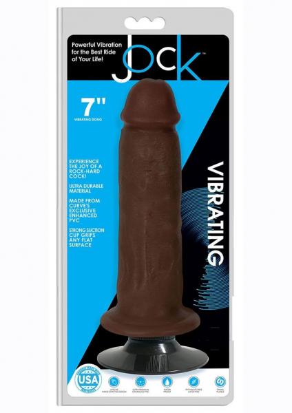 Jock Vibrating Dong No Balls 7 Chocolat