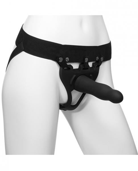 Body Extensions Be Aroused Vibrating 2 Piece Strap On Set