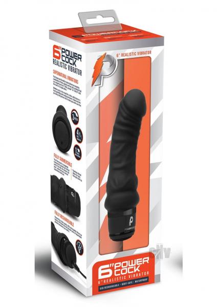 Pc Realistic Vibrator 6 Black