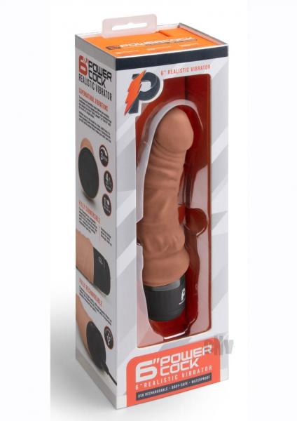 Pc Realistic Vibrator 6 Mocha