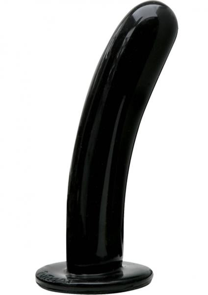 Silk Medium Silicone Dildo 5.3 Inch Black