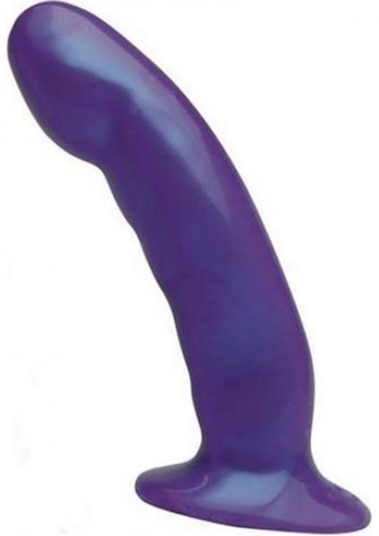 Tantus Acute Silicone Dildo 5 Inch Midnight Purple