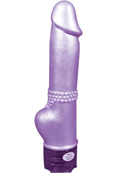 Pearlshine The Satin Sensationals The Sentuator Vibrator Waterproof 7 Inch Lavender