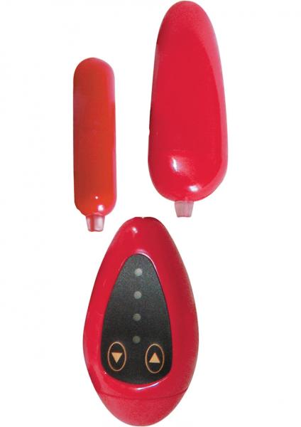 Bullet Buddies Ultra Vibrating Love Bullets 4 Speed Slim And Triable Body Red