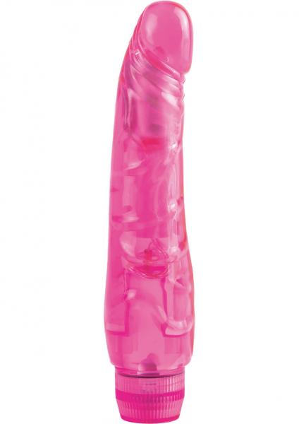 Juicy Jewels Pink Sapphire Vibrator Waterproof Pink