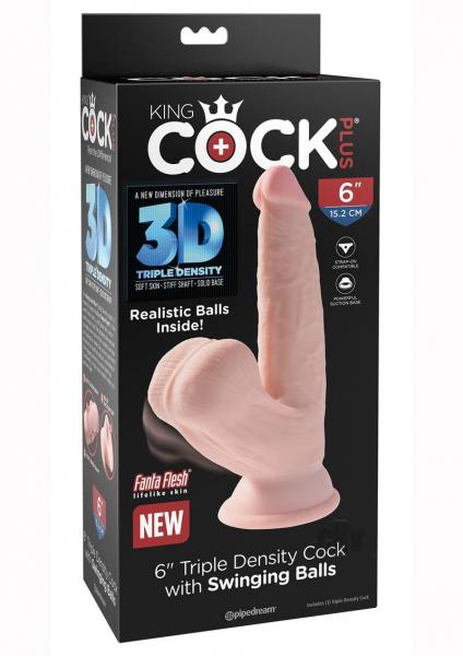 Kc Triple D Cock Swing Balls 6 Vanilla