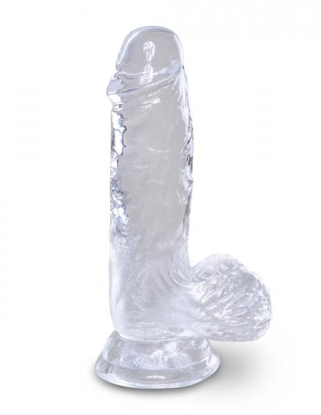 King Cock Clear 5 inches Cock with Balls