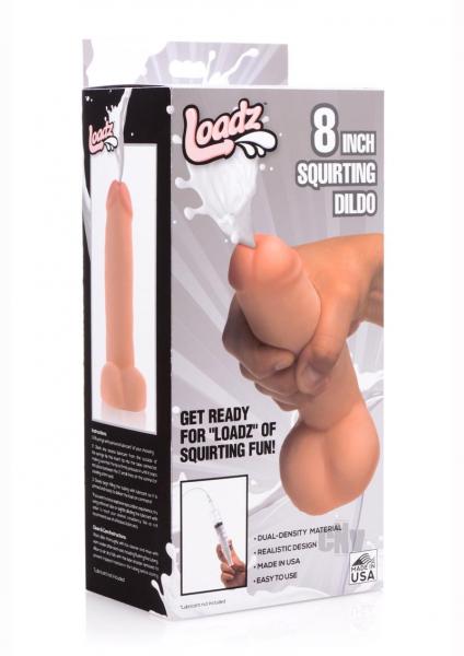 Loadz 8 In. Dual Density Squirt Cock