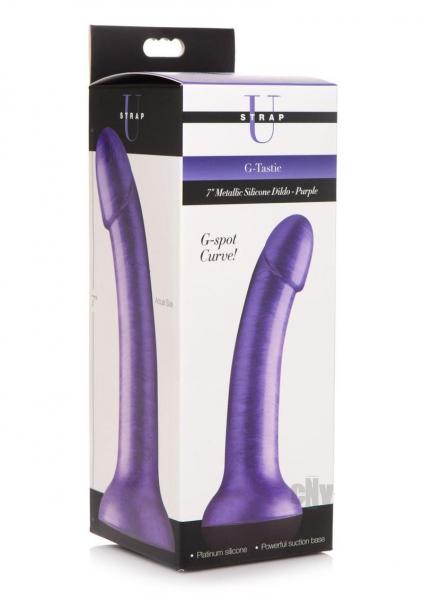 Strap U G-tastic Silicone Dildo 7 Purp