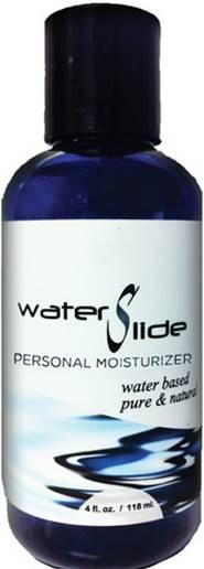 Water slide personal lubricant w/carrageenan - 4 oz bottle