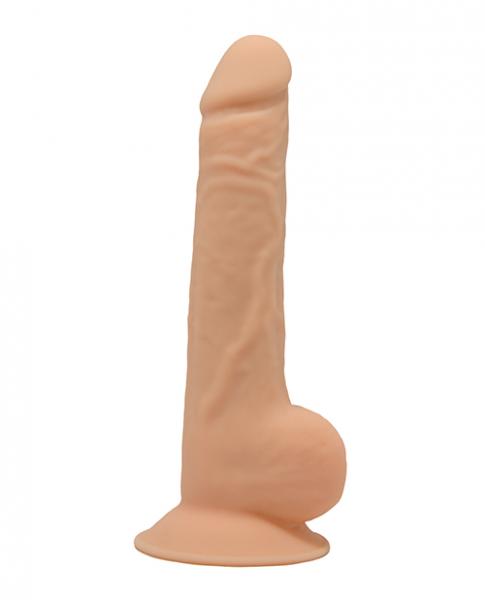 Silexd Model 3 7" Silexpan Memory Silicone Dildo - Ivory