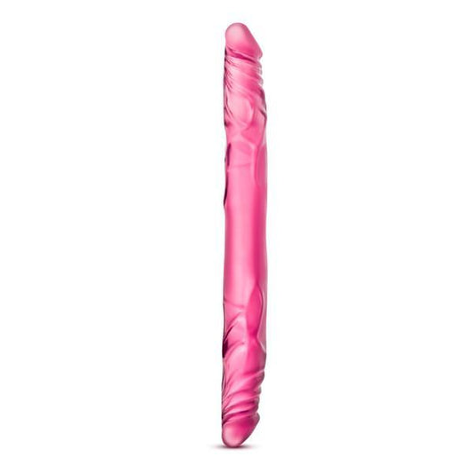 Blush B Yours 14 inch pink double ended dildo