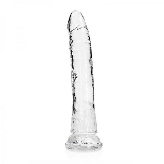 Realrock Crystal Clear Slim 11 In. Dildo Clear