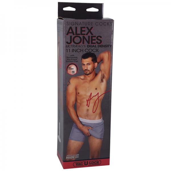 Doc Johnson Signature Cocks Alex Jones 11 inch Ultraskyn dual density porn star dildo