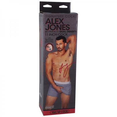 Doc Johnson Signature Cocks Alex Jones 11 inch Ultraskyn dual density porn star dildo