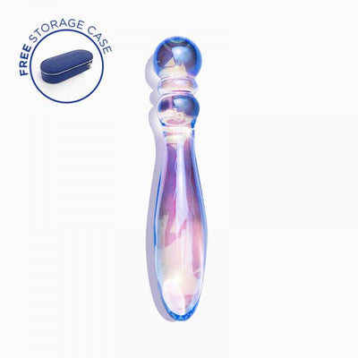 Biird Cecii beaded glass dildo