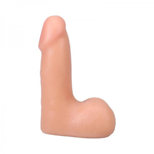 Doc Johnson The Realistic Cock 5 inch vanilla Ultraskyn dildo with balls