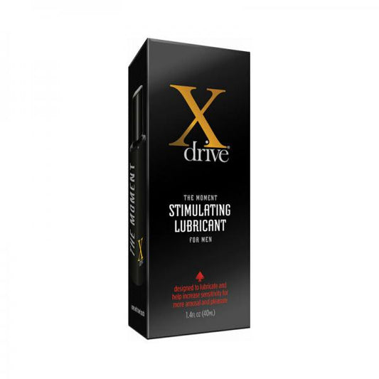 X Drive The Moment Stimulating Lubricant For Men 1.4 Oz.