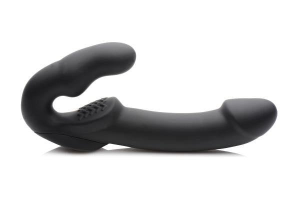 Evoke Super Charged Vibrating Silicone Strapless Strap On