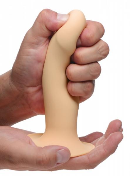 Squueze-It Squeezable Phallic Dildo Beige