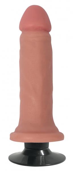 Curve Novelties Jock Bareskin Vibrating 6" Dildo - Vanilla