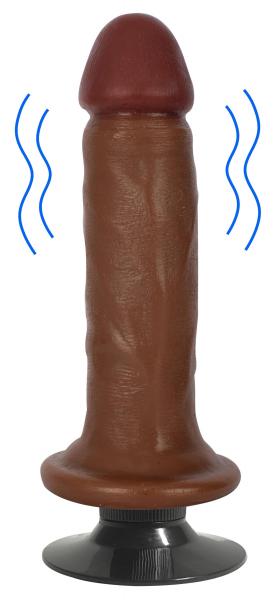 Jock Medium Vibrating Dildo - 6 Inch