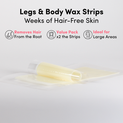 Legs & Body Wax Strips – Value Pack