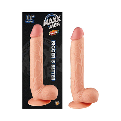Maxx Men 11 inches Straight Dong - Beige - Box