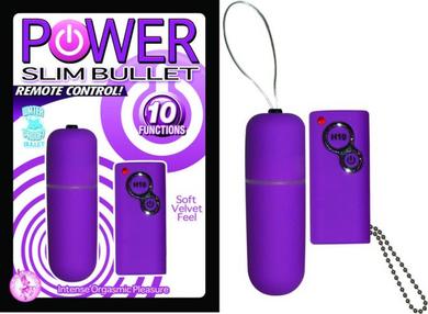 Power Slim Bullet Remote Control Purple