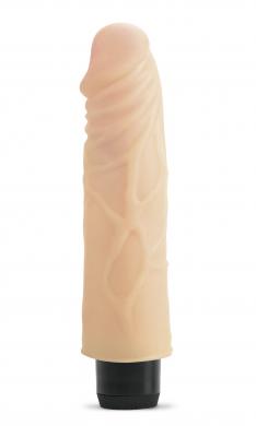 Real Feel Lifelike Toyz No 10 Vibrating Dildo Beige