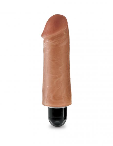 King Cock 5 inches Vibrating Stiffy Dildo Tan