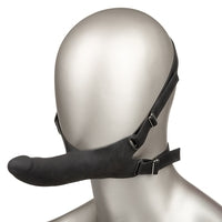 Accommodator Silicone Chin Dildo - 5.5 Inch - Black