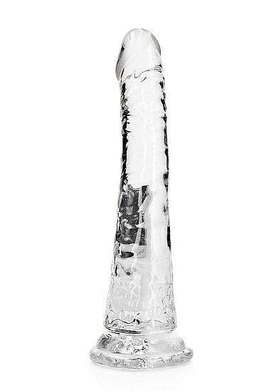 Realrock Slim Dildo 7in Transparent